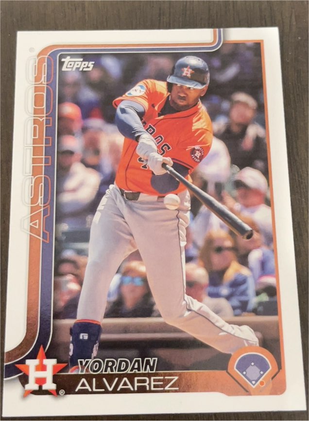 2025 Topps Series 1 #244 Yordan Alvarez — front