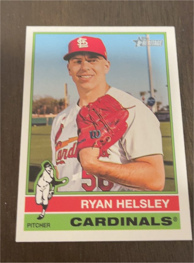 2025 Topps Heritage #9 Ryan Helsley — front