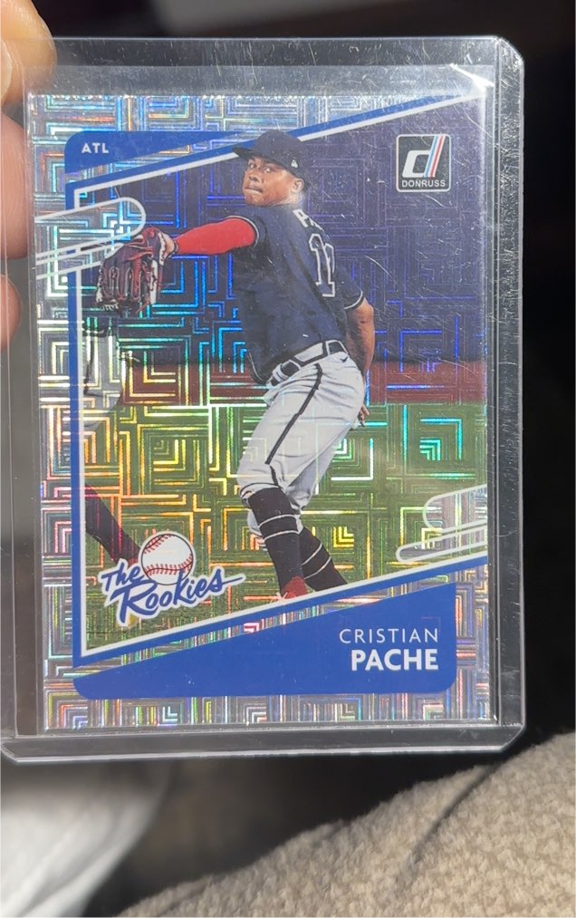 2021 Donruss The Rookies #TR4 Cristian Pache — front