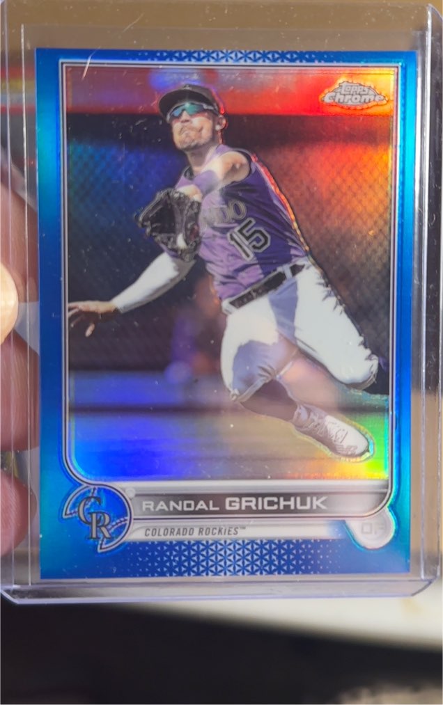 2022 Topps Chrome Update #USC199 Randal Grichuk — front