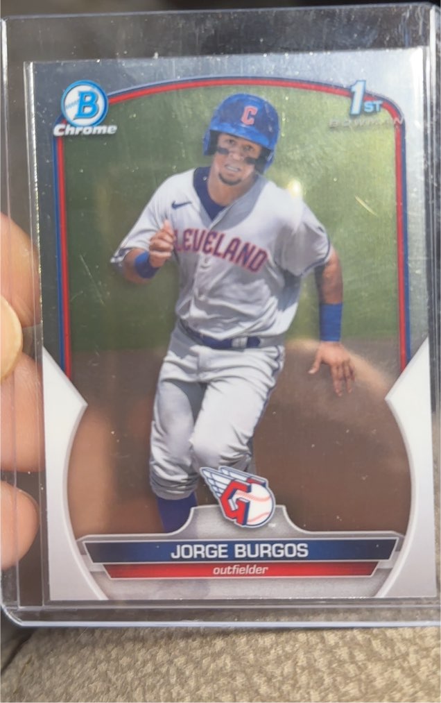 2023 Bowman Chrome #BCP-98 Jorge Burgos — front