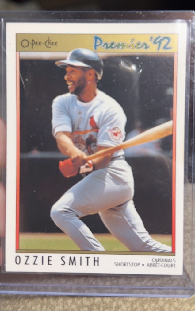 1992 O-Pee-Chee Premier #84 Ozzie Smith — front