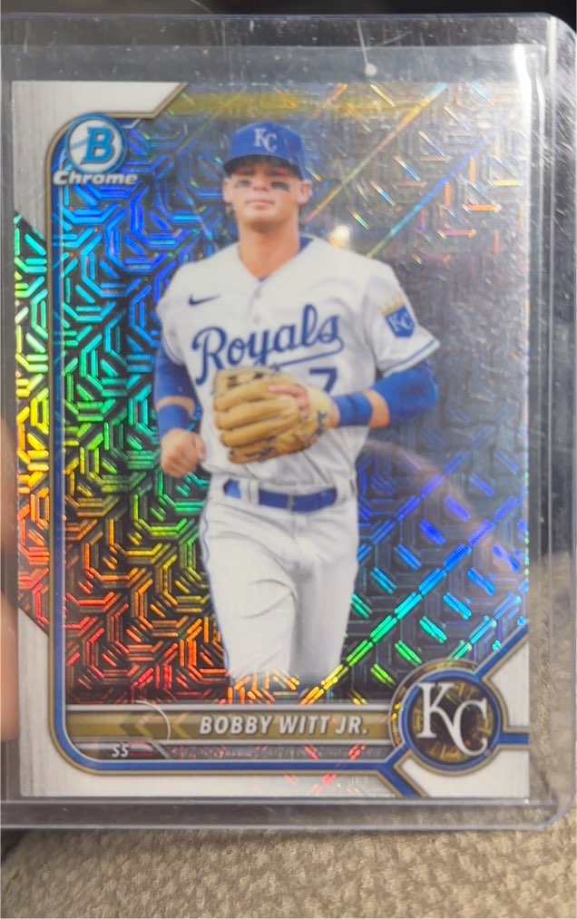 2022 Bowman Chrome #BCP-146 Bobby Witt Jr. — front