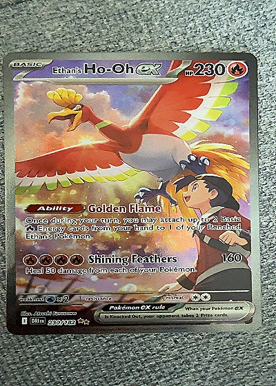 Ethan's Ho-Oh ex 230/182 Destined Rivals — front