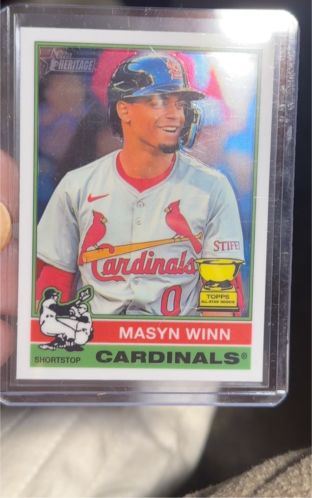 2025 Topps Heritage #103 Masyn Winn — front