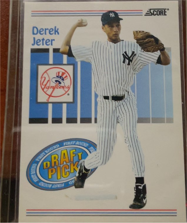 1993 Score #489 Derek Jeter — front