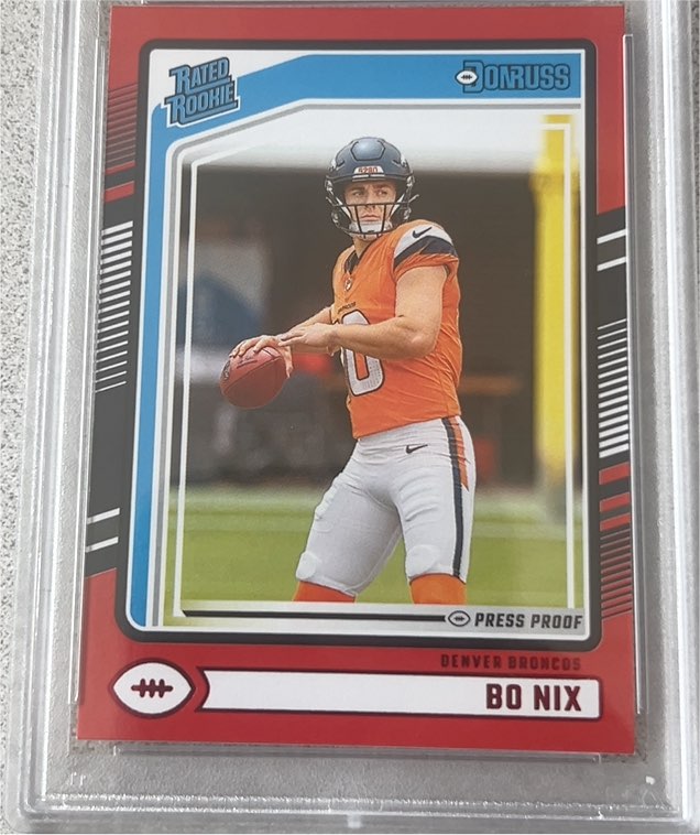 2024 Panini Donruss Rated Rookie #369 Bo Nix — front