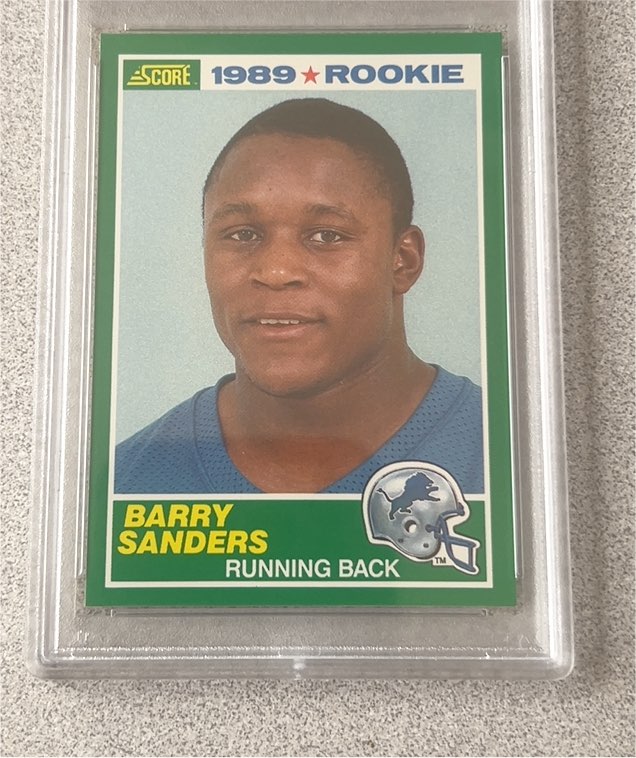 1989 Score #257 Barry Sanders Rookie — front