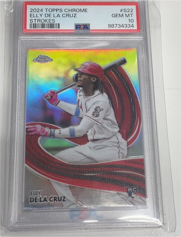 2024 Topps Chrome #S22 Elly De La Cruz Strokes — front