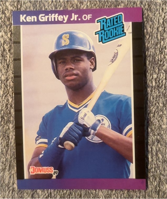 1989 Donruss #33 Ken Griffey Jr. Rated Rookie — front