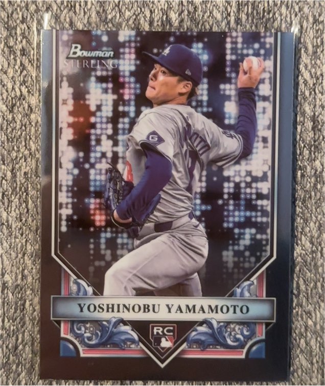 2024 Bowman Sterling #BSR-40 Yoshinobu Yamamoto — front
