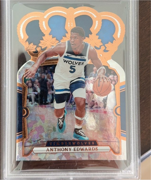 2023-24 Panini Crown Royale #98 Anthony Edwards — front