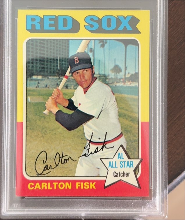 1975 Topps #80 Carlton Fisk — front