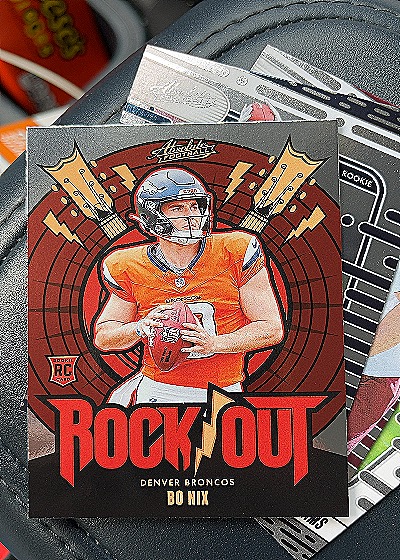 2024 Panini Absolute Rock Out #RO-BNX Bo Nix — front