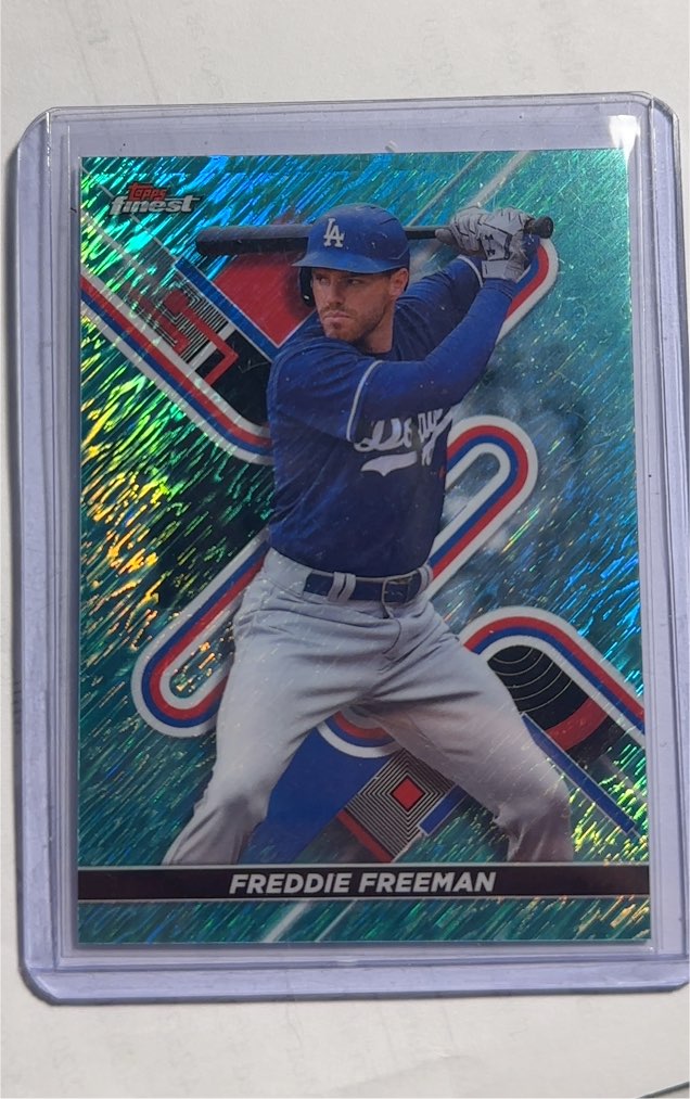 2022 Topps Finest #34 Freddie Freeman — front