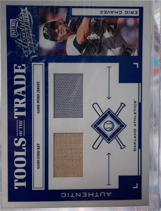 2004 Absolute Memorabilia Tools of the Trade #TT110 Eric Chavez — front