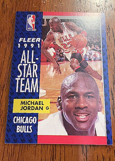 1991 Fleer All Star Team #211 Michael Jordan — front