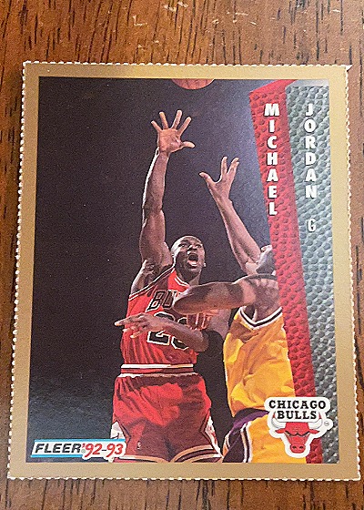 1992-93 Fleer #32 Michael Jordan — front