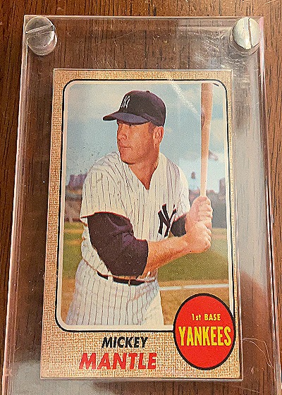 1968 Topps #280 Mickey Mantle — front