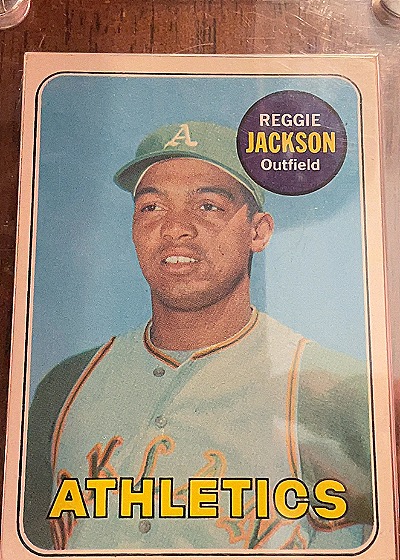 1969 Topps #260 Reggie Jackson Rookie Card — front