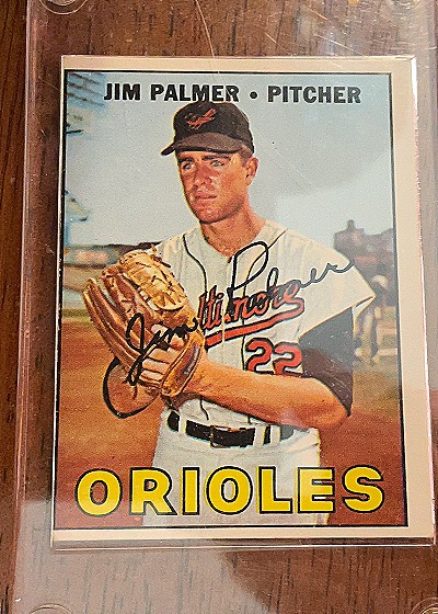 1967 Topps #475 Jim Palmer — front