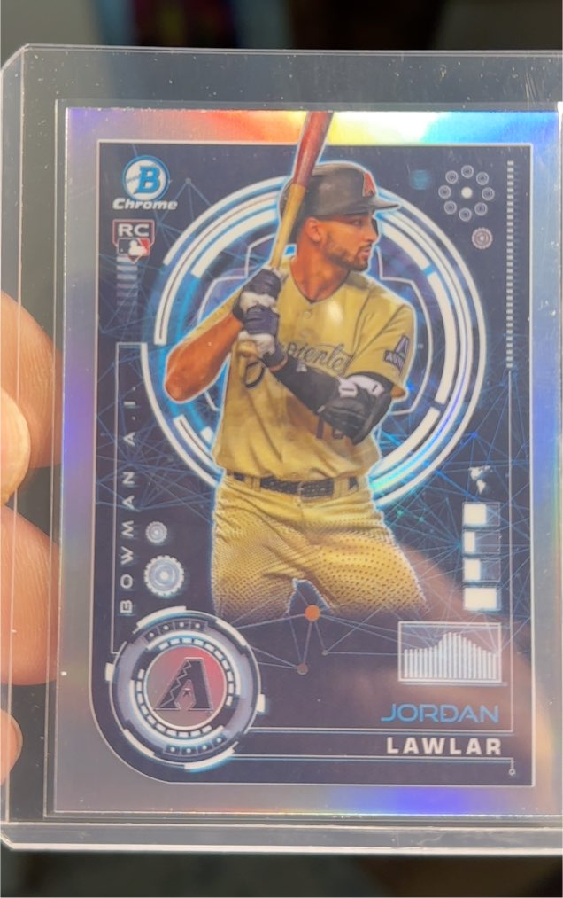 2024 Bowman Chrome #BAI-5 Jordan Lawlar — front
