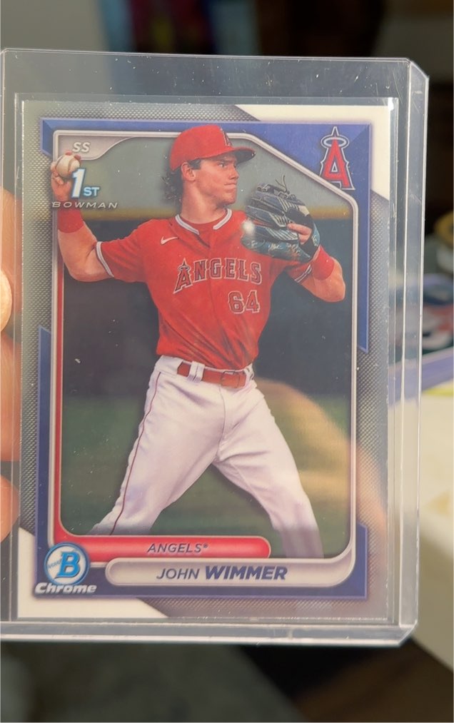 2024 Bowman Chrome #BCP-78 John Wimmer — front
