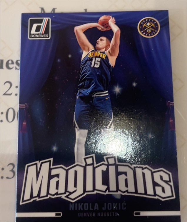 2024-25 Donruss #10 Nikola Jokic Magicians — front