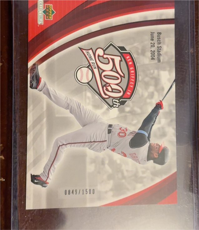 2004 Upper Deck Collectibles Jumbos #535 Ken Griffey Jr. 500 Home Run — front