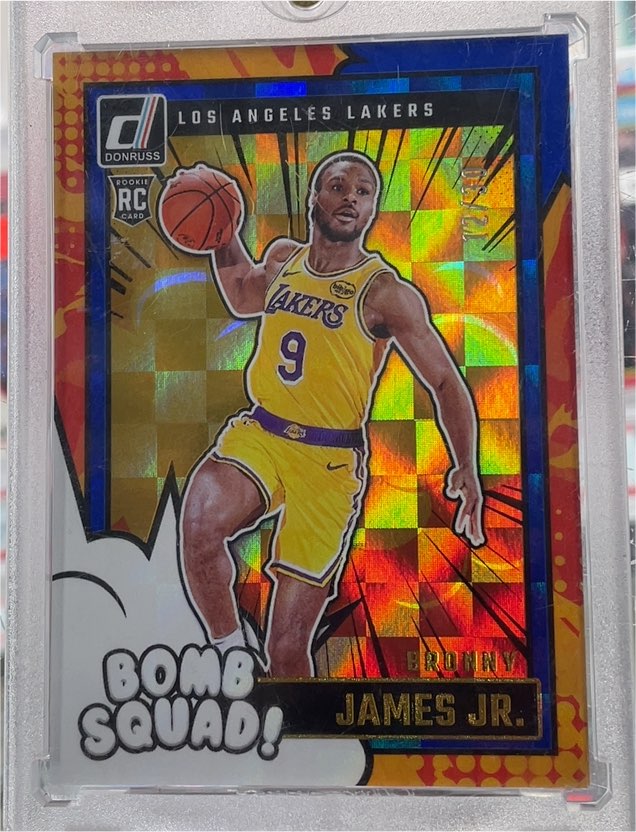 2024-25 Panini Donruss #14 Bronny James Jr. RC Bomb Squad — front
