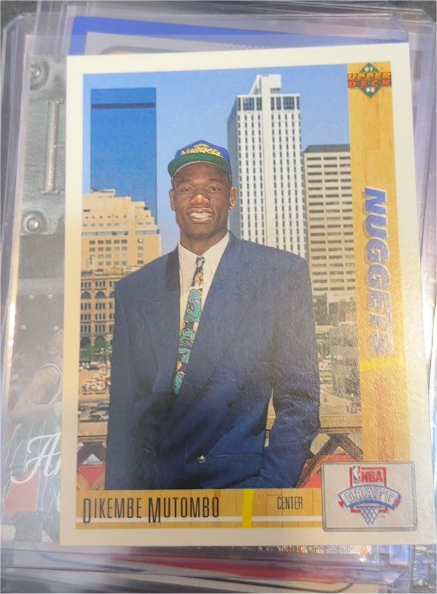1991-92 Upper Deck #3 Dikembe Mutombo — front