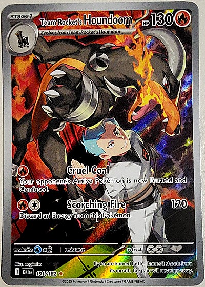 2023 Pokémon SV10 #191 Team Rocket's Houndoom — front