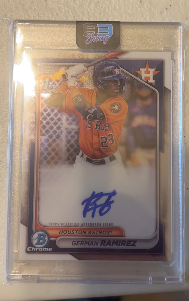 2024 Bowman Chrome #CPA-GR German Ramirez — front