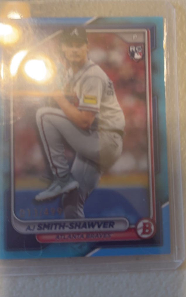 2024 Bowman #63 AJ Smith-Shawver — front