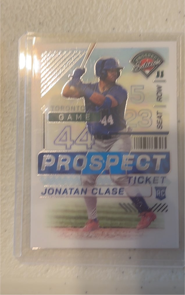 2024 Panini Prospect Edition #77 Jonatan Clase Prospect Ticket — front