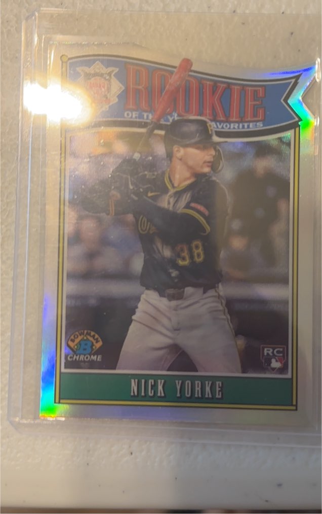 2025 Bowman Chrome #ROY-14 Nick Yorke Rookie of the Year Favorites — front