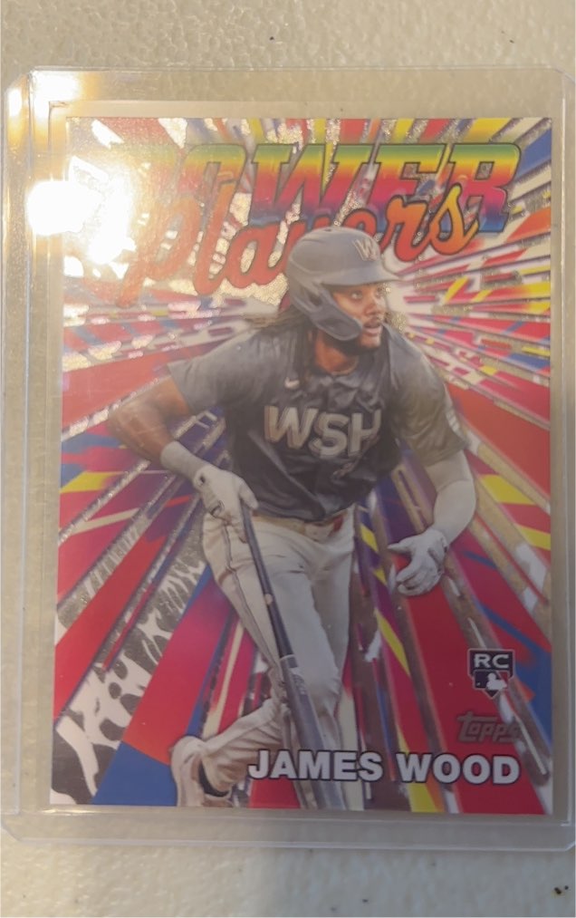 2025 Topps Power Players #PP-23 James Wood — front