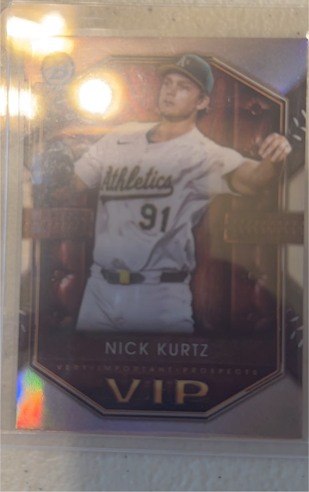 2025 Bowman #VIP-2 Nick Kurtz — front
