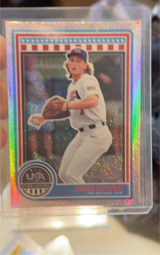 2025 Panini Stars & Stripes USA Base #14 Ethan Holliday — front