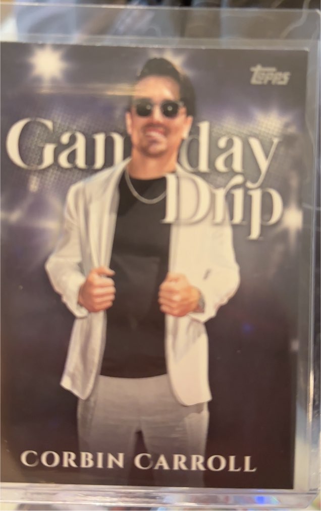 2025 Topps #GD-23 Corbin Carroll Gameday Drip — front