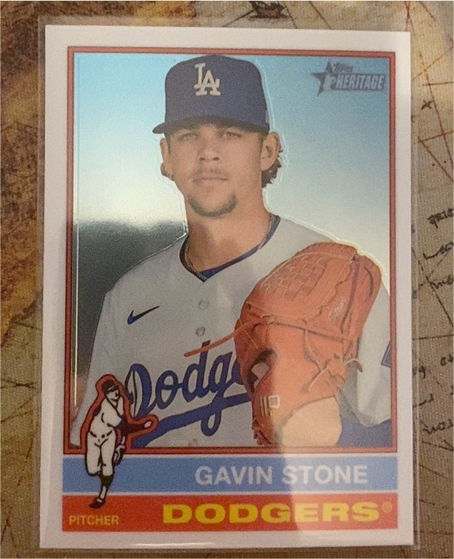 2025 Topps Heritage #439 Gavin Stone — front