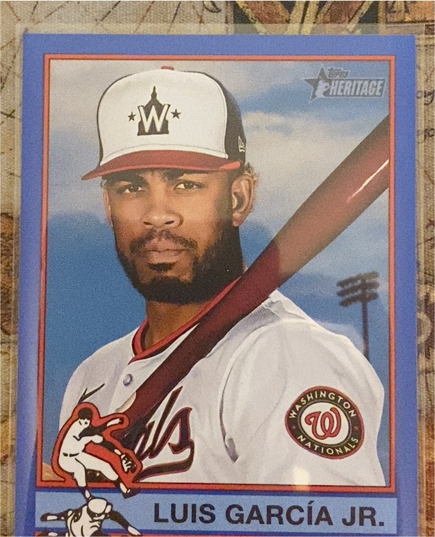 2025 Topps Heritage #239 Luis García Jr. — front