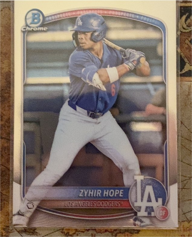 2025 Bowman Chrome Prospects #BCP-2 Zyhir Hope — front