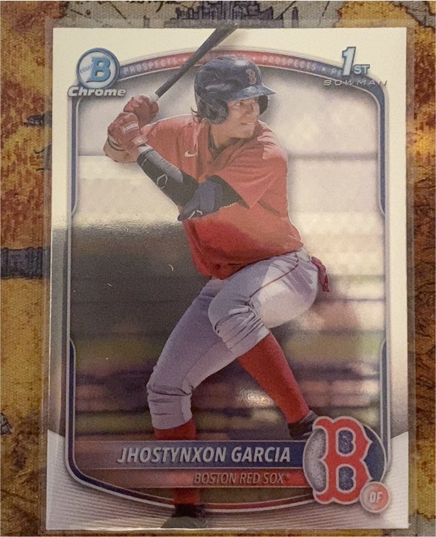 2025 Bowman Chrome #BCP-43 Jhostynxon Garcia — front