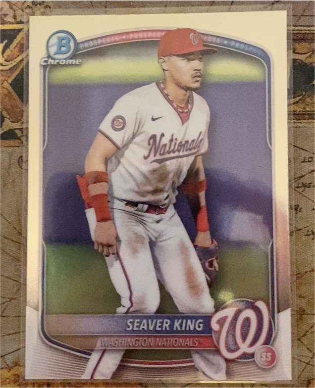 2025 Bowman Chrome #BCP-93 Seaver King — front