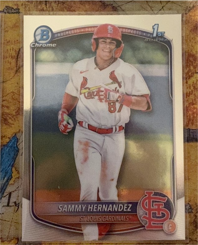 2025 Bowman Chrome #BCP-66 Sammy Hernandez — front
