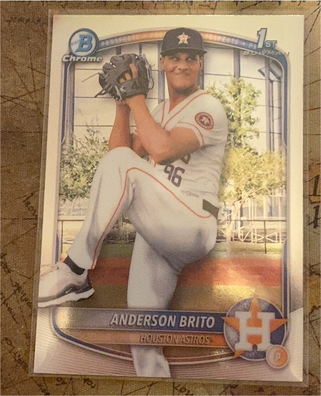 2025 Bowman Chrome #BCP-98 Anderson Brito — front