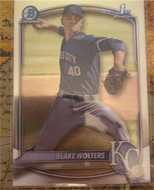 2025 Bowman Chrome Prospects #BCP-76 Blake Wolters — front