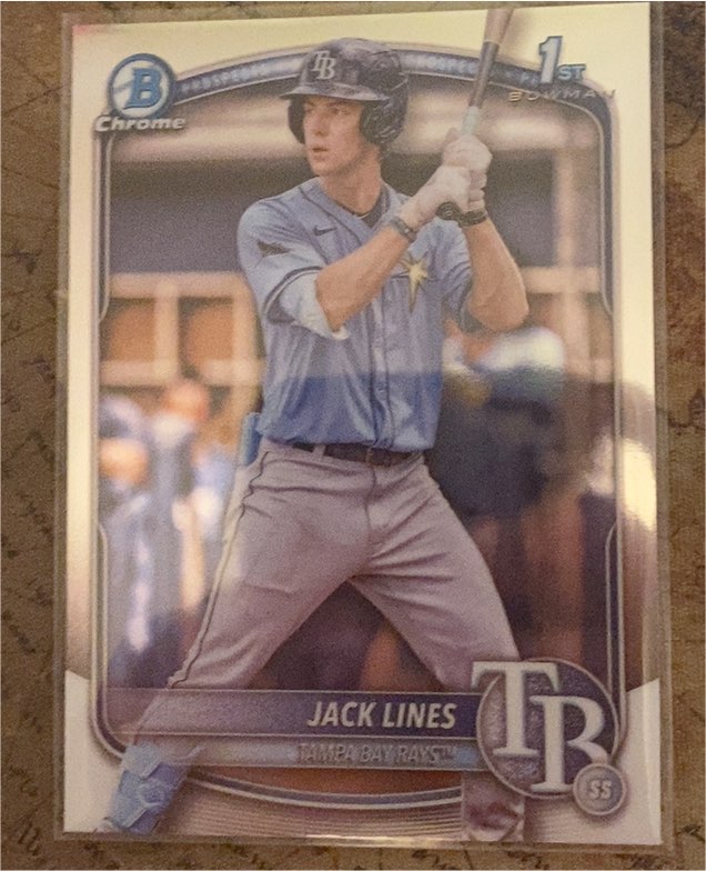 2025 Bowman Chrome #BCP-64 Jack Lines — front