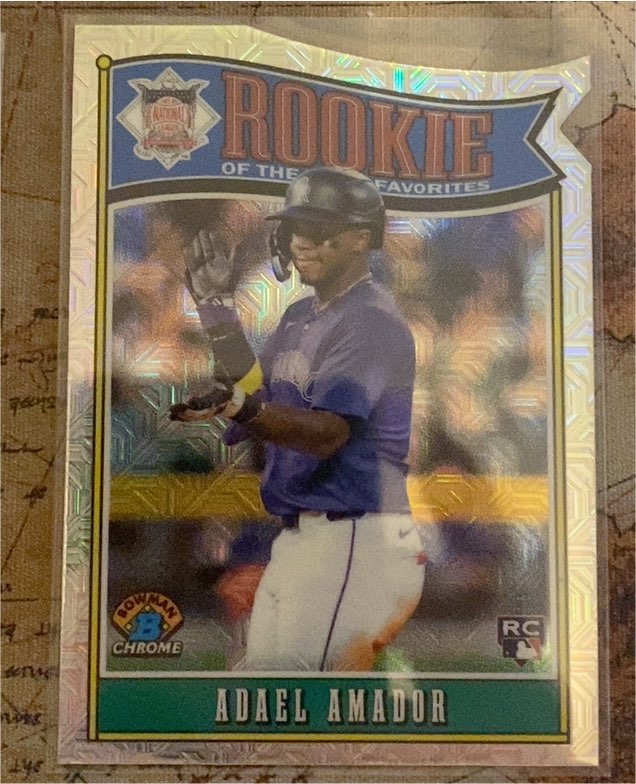 2025 Bowman Chrome #ROY-13 Adael Amador Rookie of the Year Favorites — front